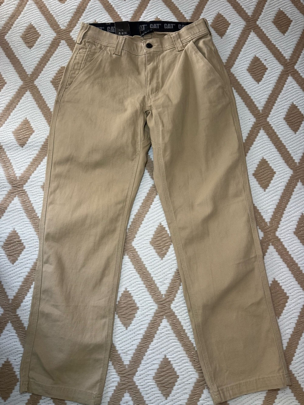 CAT Flex Waistband Utility Workwear Pants Tan 30x30 Cotton/Elastane
Canvas